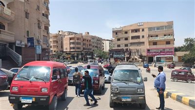 حملة تفتيش على سيارات الفان للتأكد من الالتزام بتعريفة الركوب بهضبة الهرم | صور