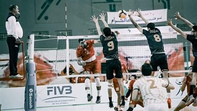 فوز الأهلي على فاب الكاميروني في البطولة الأفريقية للكرة الطائرة 