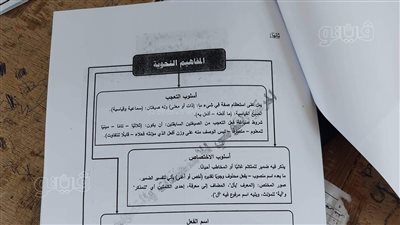 توزيع ورقة المفاهيم على طلاب الصف الثاني الثانوي | صور