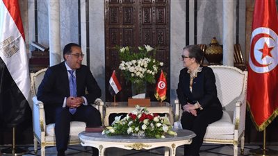 رئيسة الحكومة التونسية تستقبل رئيس الوزراء بمقر الحكومة