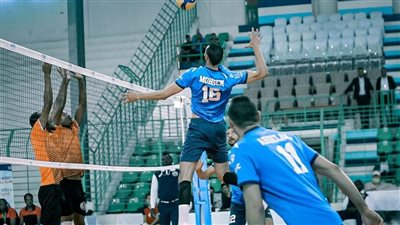 «رجال طائرة الأهلي» فى ربع النهائي بالفوز على «ماددا والابو» الإثيوبي