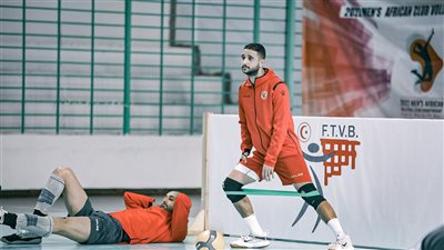 تدريبات استشفائية لـ «رجال طائرة الأهلي» بعد التأهل للدور ربع النهائي