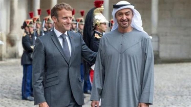 محمد بن زايد وماكرون