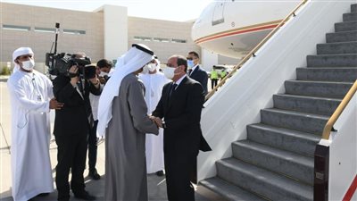 بسام راضي: السيسي يعود إلى أرض الوطن بعد زيارة دولة الإمارات العربية المتحدة الشقيقة