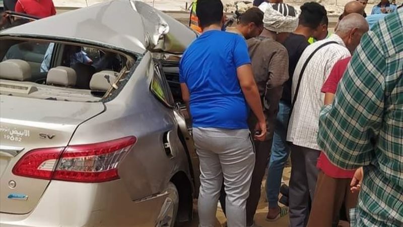 جانب من الحادث 