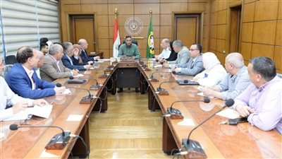 محافظ الدقهلية يعقد اجتماعًا للتأكد من جاهزية المباني الحكومية بحياة كريمة | صور 