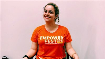 وزيرة الهجرة تشيد بجهود البطلة المصرية 