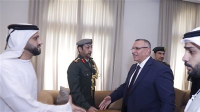 رئيس الوفد يقدم العزاء في الشيخ خليفة بن زايد بسفارة الإمارات بالقاهرة