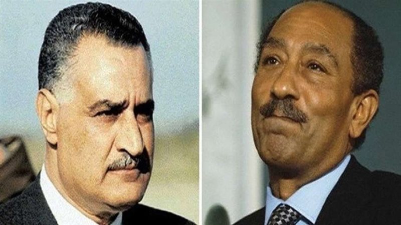 السادات وجمال عبد