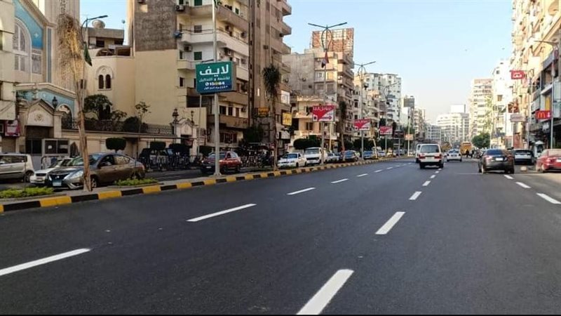الانتهاء من رصف شارع