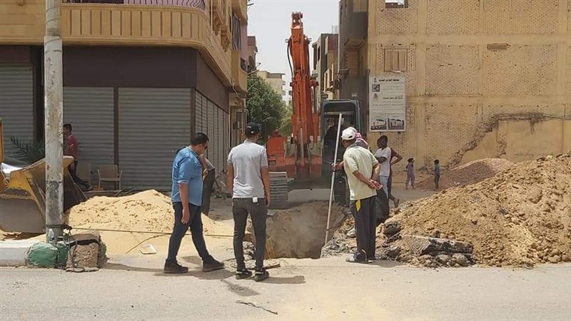 أعمال التطوير بالخارجة