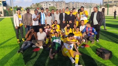 مركز شباب الشهيد أحمد منسي يفوز بلقب دوري شمال سيناء 