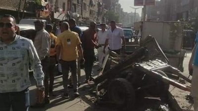 حملة لرفع مخلفات القمامة والإشغالات من شوارع شمال الجيزة | صور