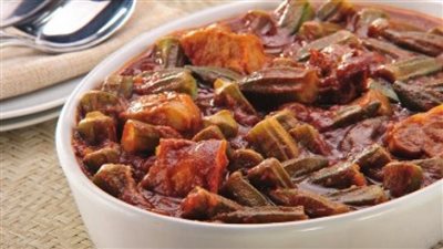 طريقة عمل طاجن البامية باللحمة بمذاق لا يقاوم