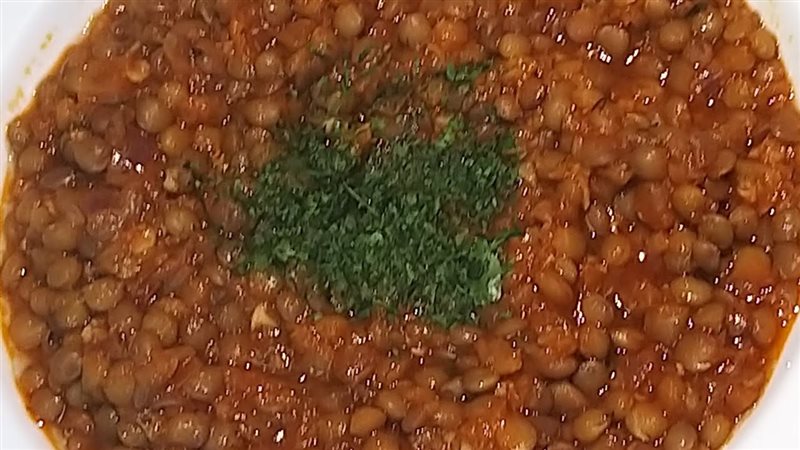 طريقة عمل العدس بجبة