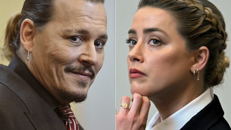 جوني ديب وزوجته السابقة