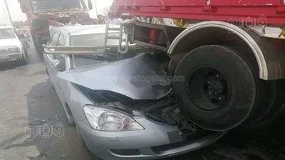 القبض علي سائق سيارة نقل دهس “ملاكى”بالشرقية|صور