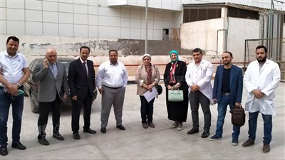 لجنة من أمانة المراكز الطبية تتفقد مستشفى الباجور فى المنوفية