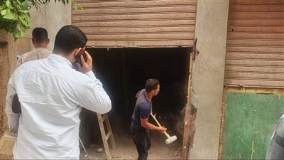 حملة لإزالة الاشغالات بالبزار السياحي في العمرانية بالجيزة | صور