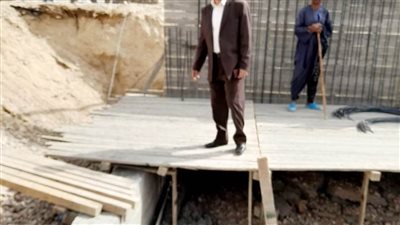  استمرار أعمال مشروع إنشاء وحدة مرور دار السلام بسوهاج 