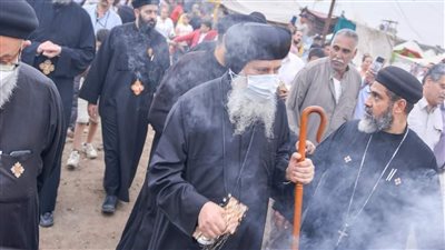 احتفالا بذكرى مولدها.. صلوات وترانيم في دير القديسة دميانة بالدقهلية | صور