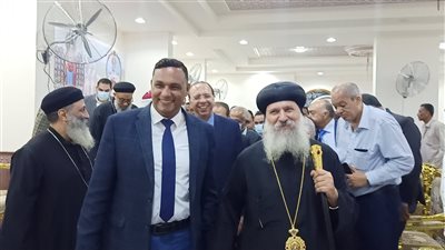 احتفالا بتكريس الكنيسة.. قيادات الدقهلية تقدم التهاني بدير القديسة دميانة|صور