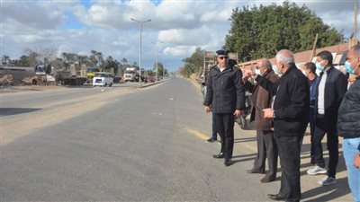 شاهد.. محافظ الجيزة يتفقد أعمال توسعات طريق المنصورية