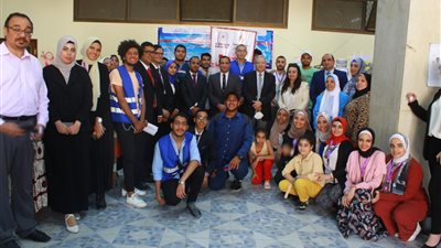 التضامن تفتتح معرضها الأول للحرف اليدوية ومنتجات الطلاب بجامعة حلوان