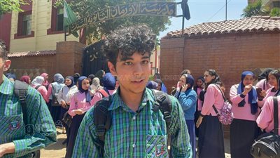 تباين آراء طلاب الصف الثاني الثانوي بالجيزة حول امتحان الجبر والتفاضل وحساب المثلثات | فيديو