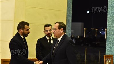 عبد المحسن سلامة وطارق الملا في عزاء صلاح منتصر | صور