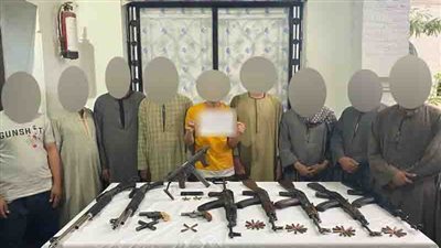 حملة أمنية مكبرة لضبط حائزي الأسلحة النارية والذخائر غير المرخصة في أسيوط | صور 