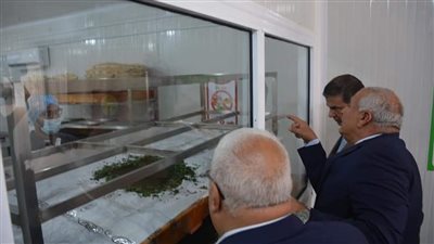 محافظ الوادي الجديد ورئيس البنك الزراعي يتفقدان مشروع واحة الحرير الطبيعي