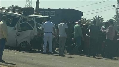 وفاة خامس حالة فى حادث طريق العريش - بئر العبد بشمال سيناء 