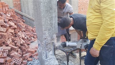 ضبط وإزالة فورية لـ ٢٧ حالة تعدٍ على الأراضي بالجيزة | صور