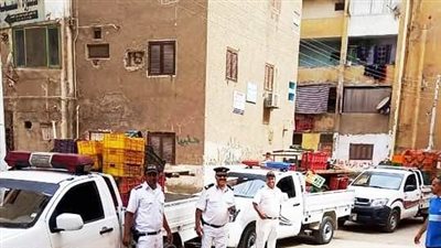 مصادرة 238 مضبوطات مرافق متنوعة بسوق مدينة ناصر بسوهاج