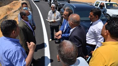 محافظ الإسماعيلية يفتتح طريق صوامع القمح بأبوصوير| صور