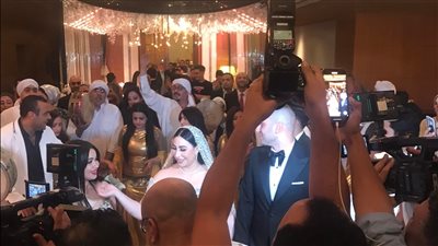 بالزغاريد والتصفيق.. بوسي تحتفل بزفافها على هشام ربيع| فيديو وصور 