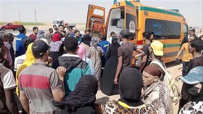 الدفع بـ15 سيارة إسعاف لنقل مصابي حادث طريق الإسماعيلية السويس | صور