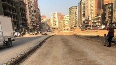 إعادة تأهيل ورفع كفاءة الشوارع بغرب وشرق المنصورة | صور 