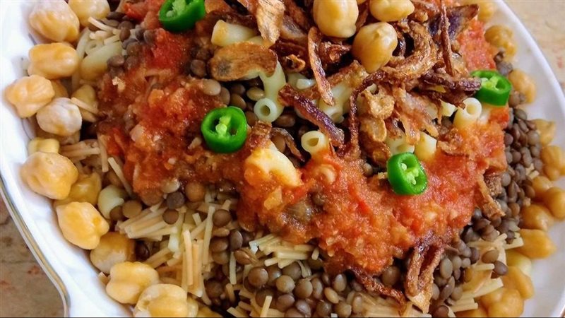 طريقة عمل الكشري