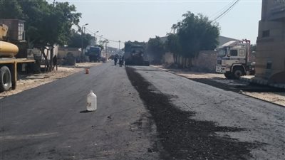 إنهاء 75% من خطة رصف الطرق بحي العامرية أول في الإسكندرية 