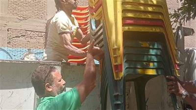 حملة لمنع البائعة الجائلين بشارع ناهيا | صور