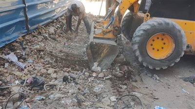رفع المخلفات والسيارات المتهالكة في حملة بالعمرانية | صور
