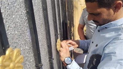 غلق وتشميع قاعات أفراح بنطاق مدينة أبو النمرس | صور