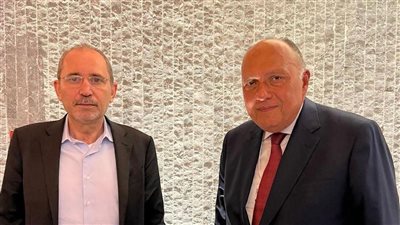 وزير الخارجية يبحث مع نظيره الأردني سبل تعزيز التعاون