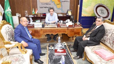 محافظ المنوفية يلتقي مستثمري المنطقة الصناعية بقويسنا