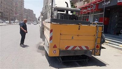 رفع 7146  طن مخلفات في حملة مكبرة بالجيزة | صور