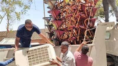 ضبط 350 حالة إشغال بحي شمال الجيزة | صور