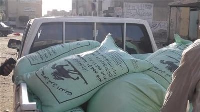 ضبط طن دقيق مدعم قبل التصرف فيه بالإسماعيلية| صور