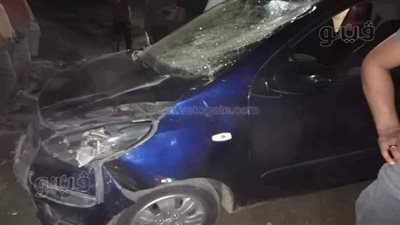إصابة شخصين فى حادث تصادم دراجة نارية وسيارة ملاكى بالشرقية|صور